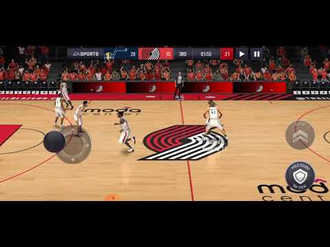 NBA live mobile basketball Portland vs jazz