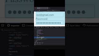 show password with this trick | find already typed password in input #shorts #tips&tricks