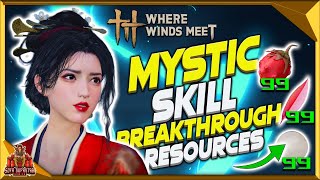 Where Winds Meet How To Get Breakthrough Materials For Your Mystic Skills - Best Way To Farm Them
