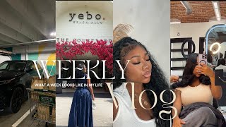 weekly vlog : life as a salon owner + birthday prep + running errands + girl luncheon + MORE