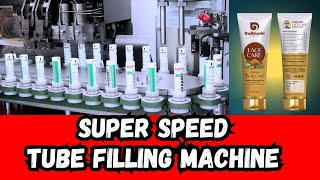 packaging high speed tube filling Machine #machinery