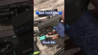 I GOT THE RAIL😭#glock43x #glock #custom #legal #fail #glock #subscribe