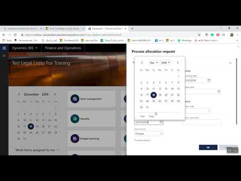 D365 General Ledger Create Allocation Journal