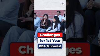 😰BBA 1st Year Challenges! BBA Course Easy or Hard? Students Reality #Shorts #BBA #BBACourse #RBU