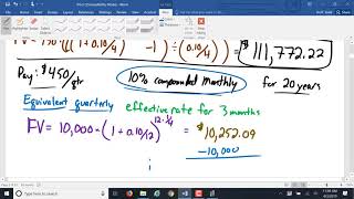 38 Investment frequency not equal to compounding