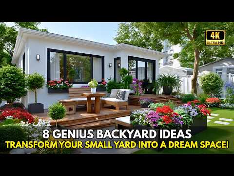 8 Genius Backyard Ideas That Will Transform Your Small Yard Into a Dream Space!