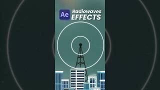 Radio waves  Effect | After Effects Tutorial | #tutorial #aftereffects