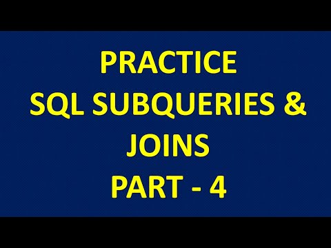 SQL Subqueries Practice Question - PART 4 | SQL interview questions #sqlsubquery