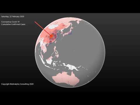 Coronavirus Covid 19 Timelapse Global Spread 2020 03 07