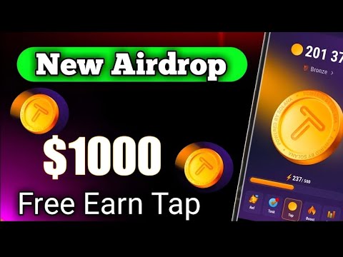 HOW TO MINE TAPSWAP||NEW FREE TELEGRAM BOT