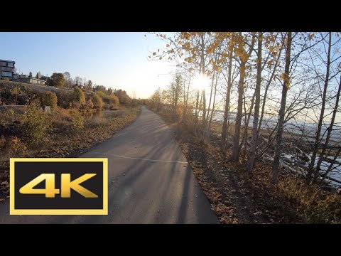 Alaska Coastal Trail Biking Tour in 4K -- Anchorage, AK: Tony Knowles