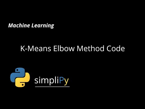 K-Means - Elbow Method Code