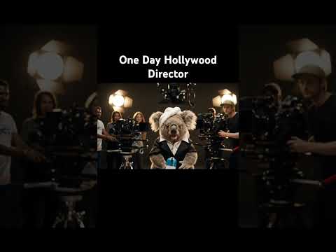 One Day Hollywood Director #KoalaDirector #FunnyAnimals #MovieSetLOL #KoalaComedy #FilmFail