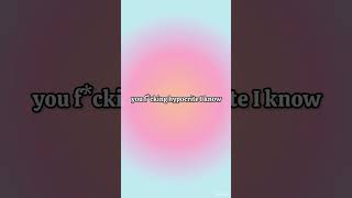 You say you hate me… #relatable #song #lyrics #relatablelyrics 