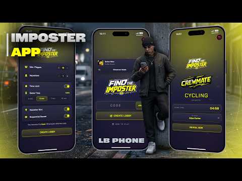 FiveM Imposter App for LB Phone | Guess the Word, Vote the Imposter & Full ESX/QBCore Support