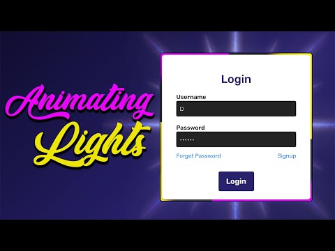 Elevate Your Web Design with an Animated Login Form | HTML & CSS