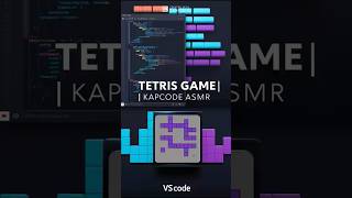 Tetris Game | Html-Css-JavaScript | KapCode ASMR | No Talking Part-7