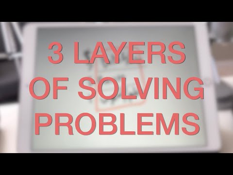 Best practices for fixing problems (and the three layers)