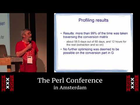 "Using Perl 5 to make a program several hundred times faster" - Laurent Rosenfeld