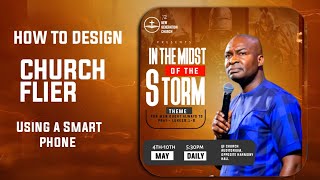 Crafting Eye-Catching Church Program Flyers: Expert Tips and Techniques. #pixellab #design #tutorial