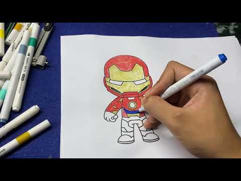 Easy Pen Drawing & Coloring | Vlog 1