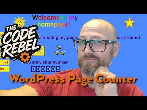 GeoCities Retro Style Page Counter for Wordpress - The Code Rebel