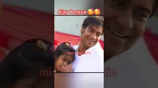 ajay devgan & nysa devgan 🥰🥰#short #shorts #ajaydevgan #ajay #ajaydevganmovies #nysadevgan #kajol