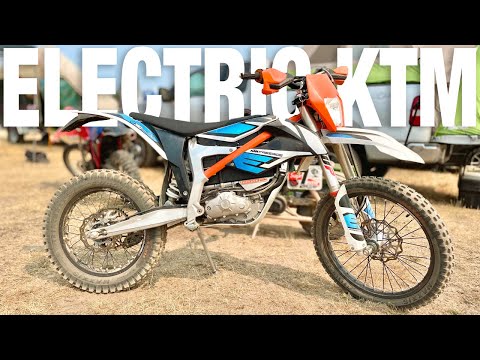 Electric KTM Freeride Fist Ride 18,000 WATTS!