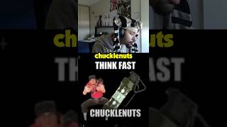 Bro did “Think Fast Chucklenuts!” ☠️