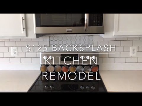 $125 Kitchen Backsplash
