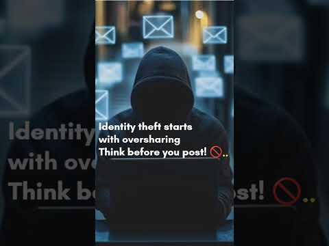 Identity theft starts with oversharing. Think before you post! 🚫 #StayPrivate #ThinkBeforeYouShare