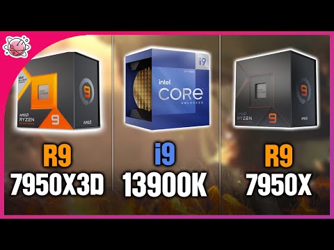 R9 7950X3D vs i9-13900K vs R9 7950X | Real Gaming Benchmark | 1080p