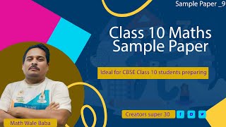 10 Board Sample Test Paper _9 || Can You Really See Results || Creators Super 30