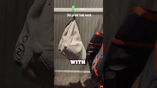 3D printed hat rack #3dprinterupgrade #3dprinted #3dprinter #lifehacks