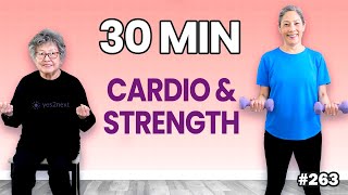 Standing Isometric Strength + Cardio for Seniors | Boost Balance & Posture
