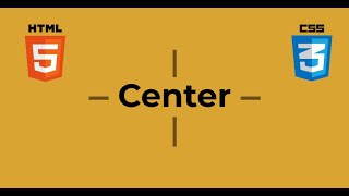 How to Center in CSS - EASY ( Center Div and Text Vertically and Horizontally )
