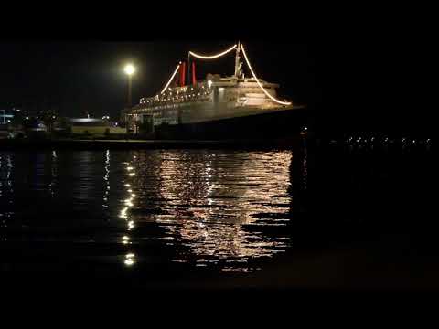 QE2 under the Silvery Moon