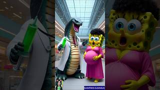 Evolution of Anaconda: Anaconda and sponge bob with oversized syringe adventure 🤣  #anaconda #funny