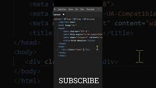 TYPE HTML Code Faster on VS CODE