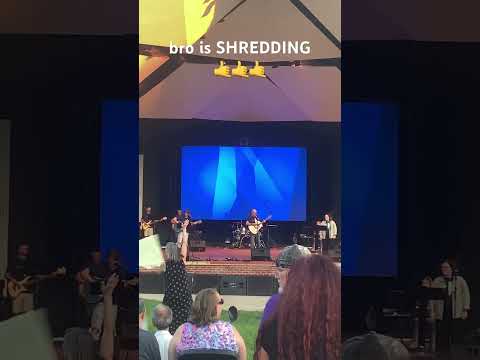 Lead guitar SHREDDING on How He Loves at Reverberate 2024!!! #electricguitar #christianmusic