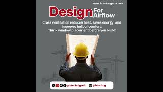 Design for Airflow, Not Just Looks!  #btechnigeria #buildingservicesengineering #construction