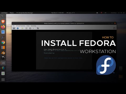 INSTALL #FEDORA WORKSTATION 31