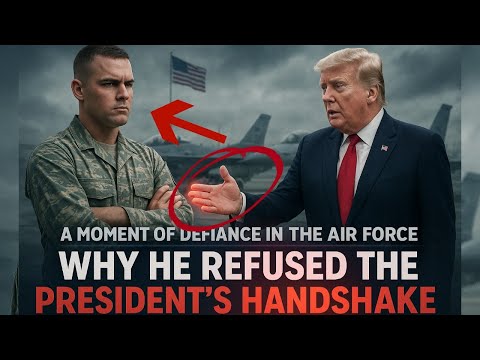 Trump Handshake Rejected by Air Force Mechanic : The Story Behind the Silence | What Happened Next ?