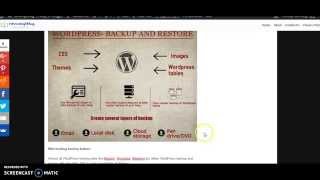 How to Take Backup your Wordpress Blog- Complete Guide
