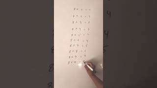 8 table crazy trick 🔥 learn now with us  #mathtrick #mathchallange