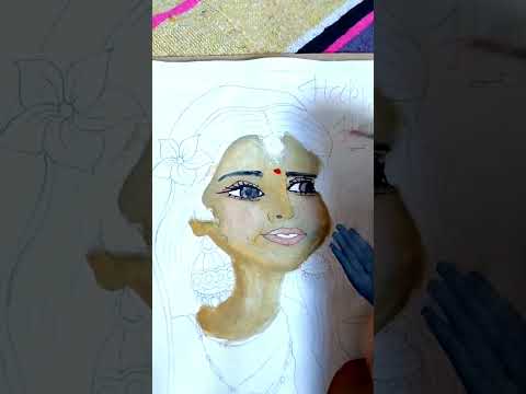 "Holi with Radha Krishna 🌸 | Magical Painting 🖌️ | #viralshorts   #artshorts#ytshorts#holispecial