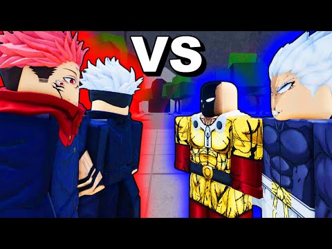 SUKUNA and GOJO Rating ALL ANIME Characters In ROBLOX