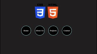 Navigation with HTML and CSS / How to Create Navigation using HTML and CSS