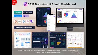 CRMi – Responsive CRM Admin Dashboard Template With UI Framework