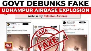 India Exposes Pakistan's False Narrative: No Damage To Udhampur Airbase, Satellite Images Confirm